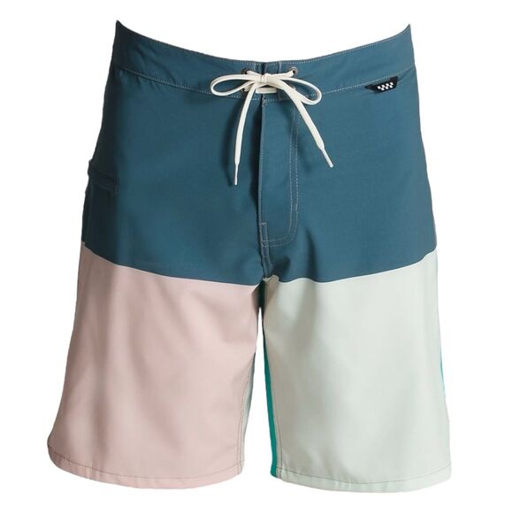 Vans Board Shorts Teal Pink White Colorblock Swim Trunks Men's 34 - Picture 7 of 7